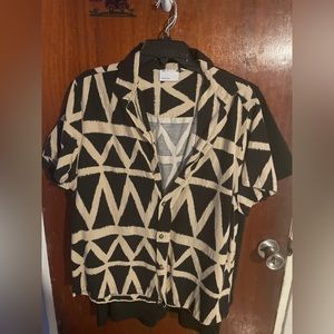 Men short sleeve medium shirt